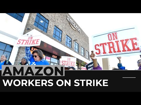 Amazon workers stage walkouts, protests on Black Friday