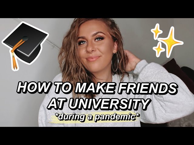 How To Make Friends at University 2020 (during covid) | Uni Advice 2020 🎓✨