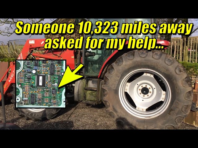Helping Someone 10,323 Miles Away Fix A Tractor Digital Dashboard!