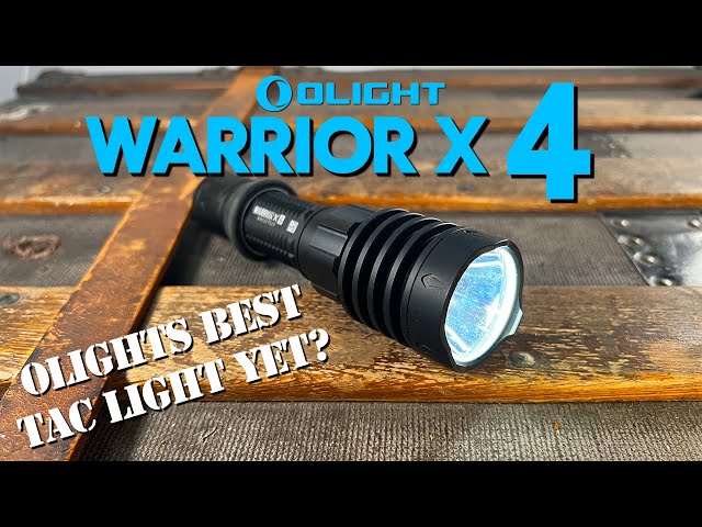 Newly released Olight Warrior X 4: First Look and Review! (Their BEST Tac Light Yet?)