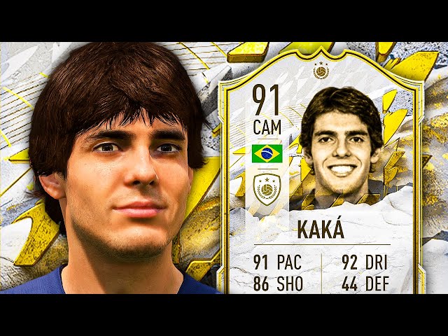 IS HE WORTH 1 MIL? 🤔 91 ICON KAKA PLAYER REVIEW! - FIFA 22 Ultimate Team