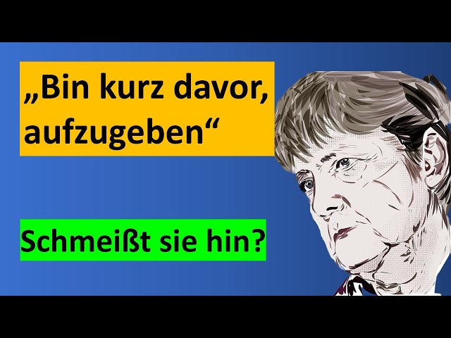 KLARTEXT - Merkel weiß, sie ist am Ende