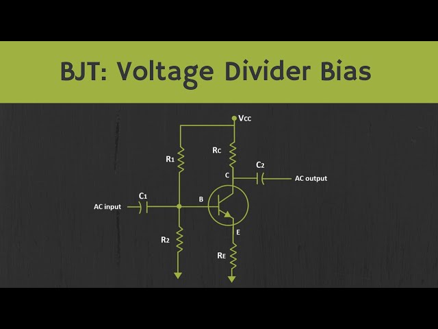 BJT: Voltage Divider Bias Configuration