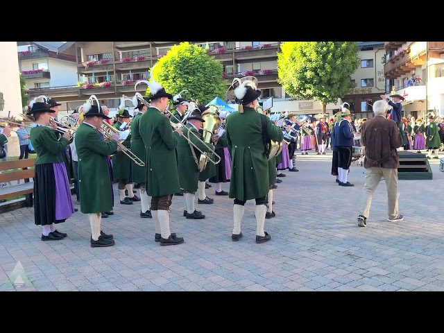 Seefeld in Tirol Summer Concert / Parade, Austria  - 4k 60fps