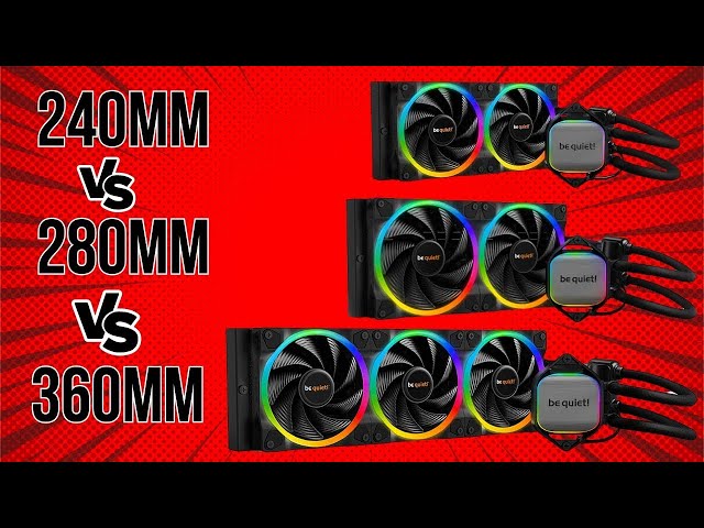 What Size AIO Water Cooler? 240mm? 280mm? 360mm?  -  be quiet! Pure Loop 2 FX Comparison