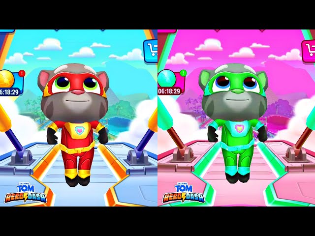 Talking Tom Hero Dash - Tom - Completing missions - 2 x - Gameplay, Android - LILU