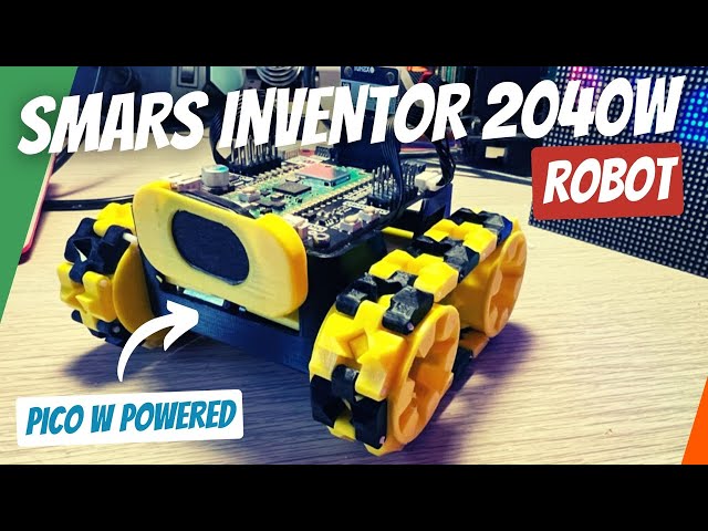 SMARS Inventor - the Pimoroni Inventor 2040W Powered SMARS robot