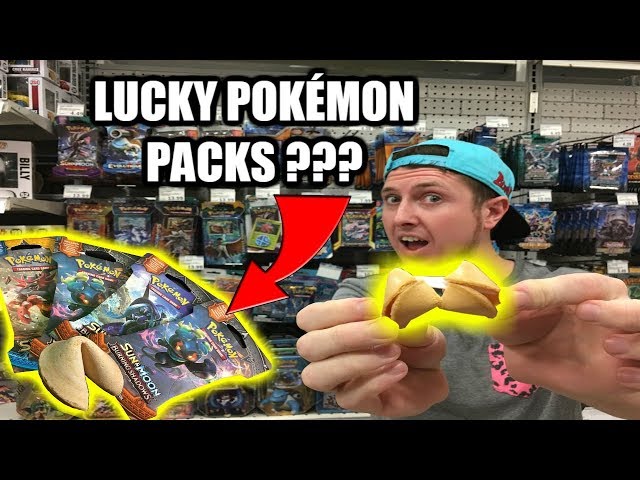 FORTUNE COOKIE NUMBERS PICK BOOSTER PACKS FOR POKEMON CARD OPENING!
