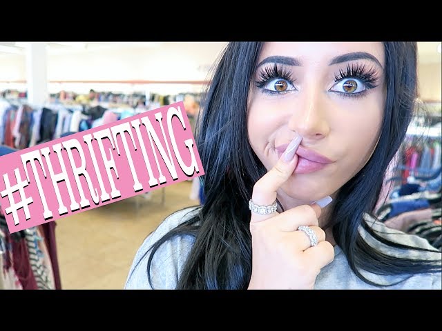THRIFT SHOPPING FOR THE FIRST TIME!!! (a mess lol)