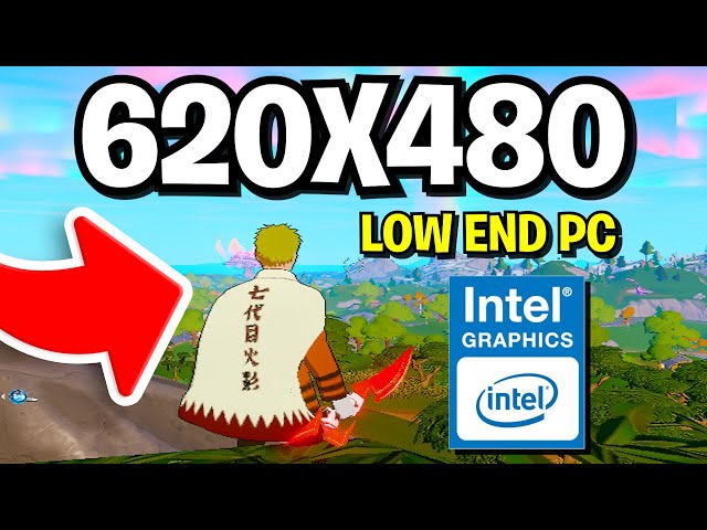 Max FPS Resolution for Low End PC! (Fortnite Low End PC Res & Config)