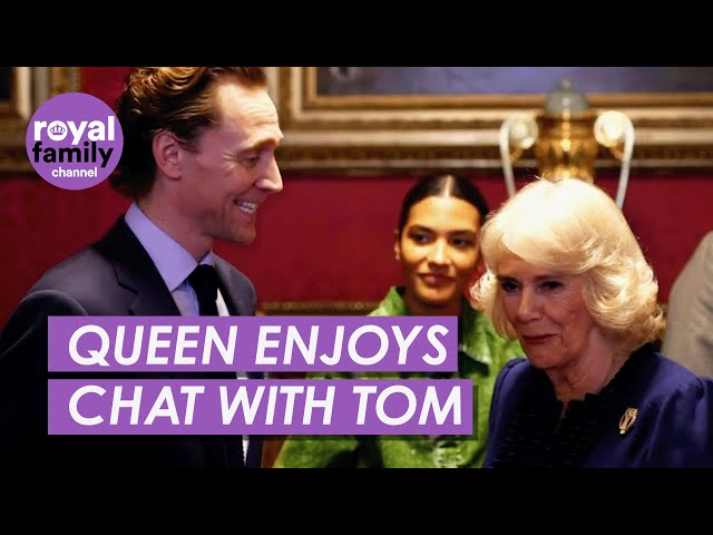 Queen Camilla Hosts Film Stars at Buckingham Palace Reception