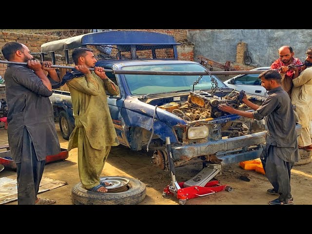 Genius mechanical guy repairs and restores A twenty years old rusty police van