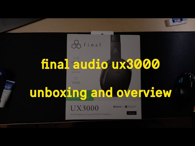 Final Audio UX3000 - Unboxing, Overview, & First Impressions (1 year review in desc)