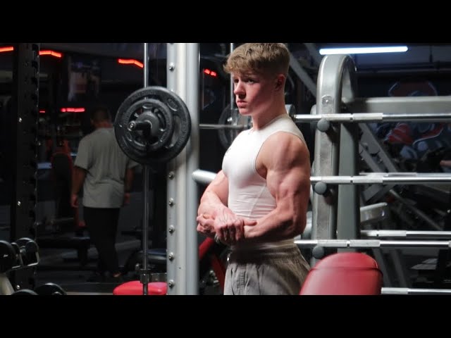 FIRST VIDEO | 17 y/o Shredded Arm Workout