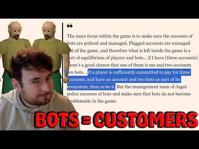 ''bots are basically ok, especially if owners are paying''