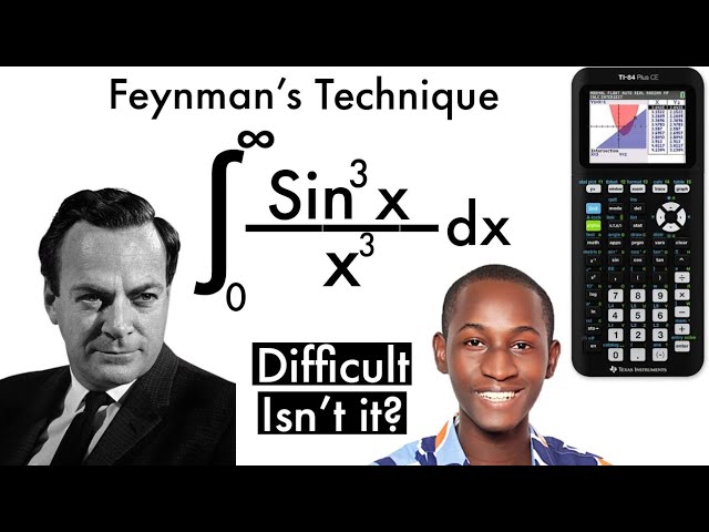 Using Feynman's Technique! (The Integral Of Sin^3(x)/x from 0 To Infinity In TI-84 Plus Calculator