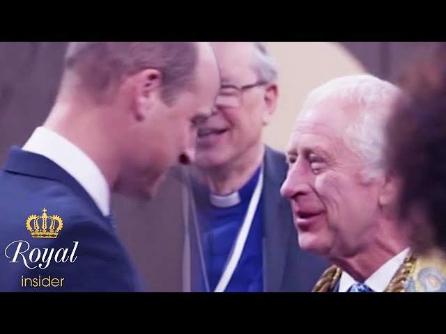 Fans Go Wild Over King Charles' Mysterious Three-Word Whisper to Prince William @TheRoyalInsider