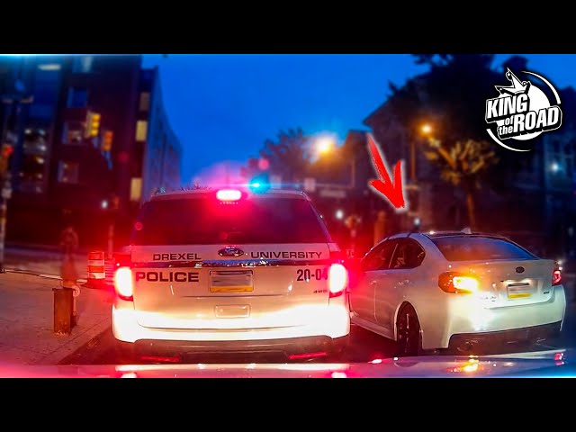 Best Instant karma & Police justice 2022 / Left turn in front of Police car ???