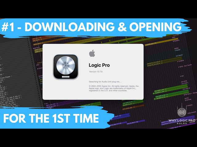 #1 - Downloading Logic Pro For the 1st Time