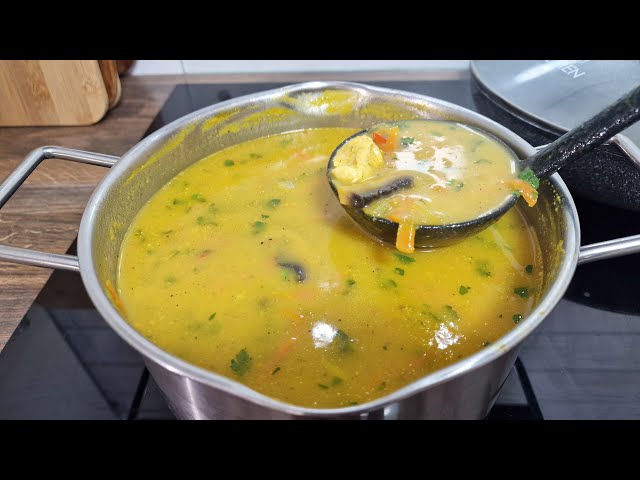 Homemade soup that heals everyone! Thick vegetable soup with chicken!
