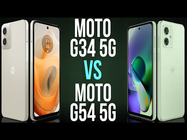 Moto G34 5G vs Moto G54 5G (Comparativo & Preços)