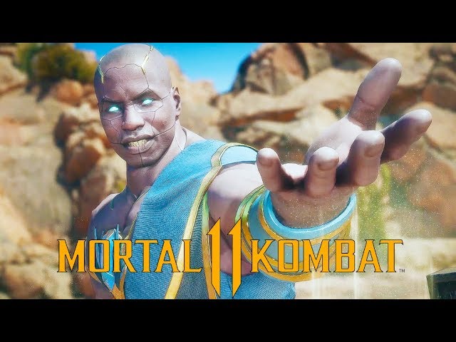 Mortal Kombat 11 Geras Gameplay vs Scorpion and Raiden