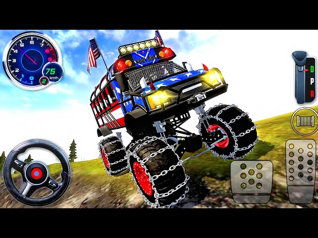 Extreme US Monster Bus Mud Crawler Rocks Driving - Offroad Outlaws Simulator #24 - Android GamePlay