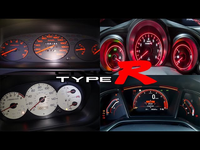 Honda Civic Type R - ACCELERATION Battle - (ek9 vs ep3 vs fn2 vs fk2 vs fk8)