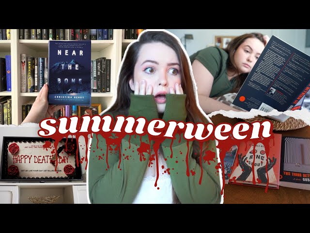 reading horror until I get SCARED 💀 Summerween Reading Vlog Days 3 & 4