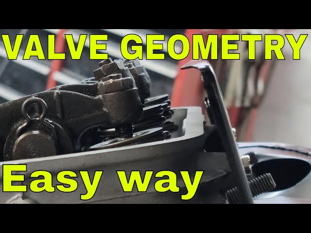 VW Flat 4 Valve geometry How to do it the backyard method without dial indicator