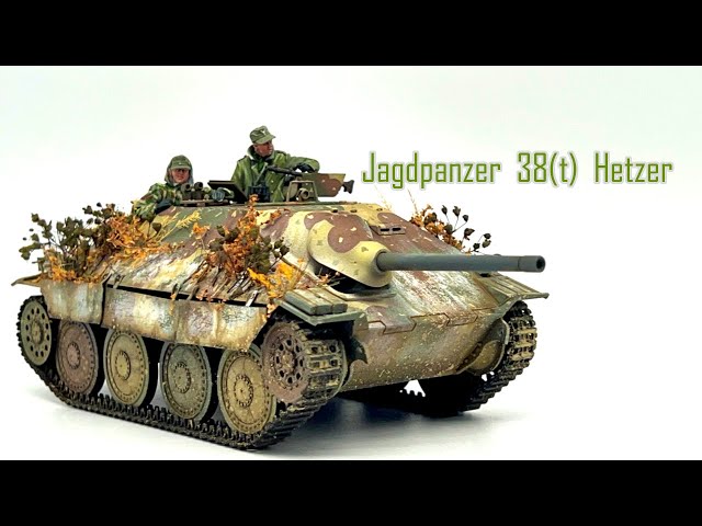 TAMIYA 1/35 Jagdpanzer 38(t) HETZER  【full build 】#howtopaint #scalemodel #tankmodel