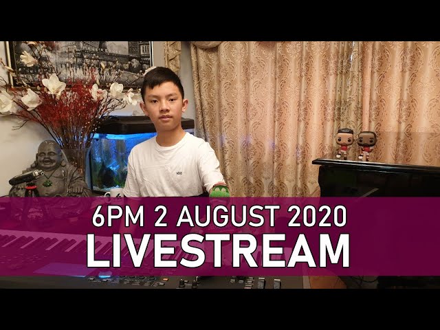 Sunday Piano Livestream Unchained Melody & Despacito Cole Lam 13 Years Old