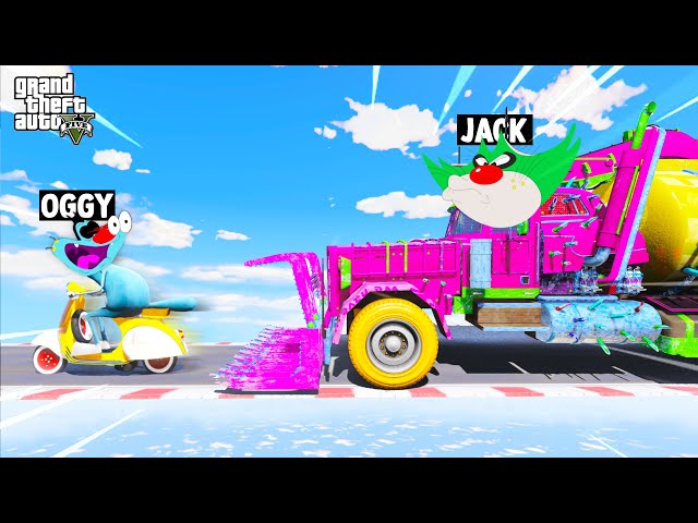 OGGY AND JACK TRIED EXTREME FUNNY FACE TO FACE CHALLENGE (GTA 5 Funny Moments)