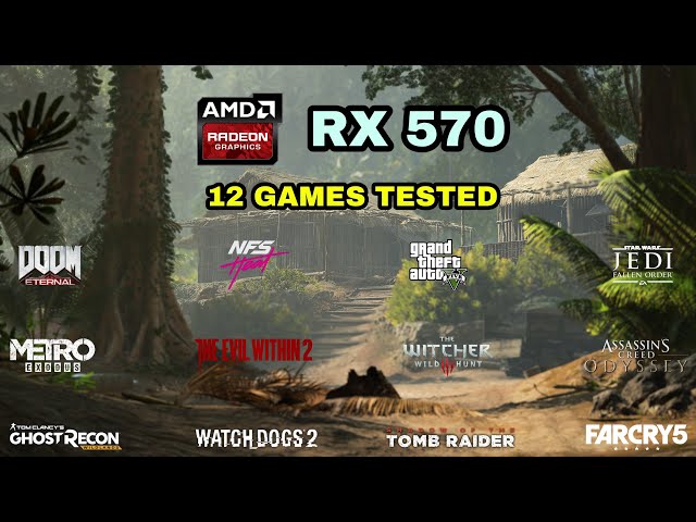 Ryzen 3 3100 RX 570 Gaming Test ! 2020