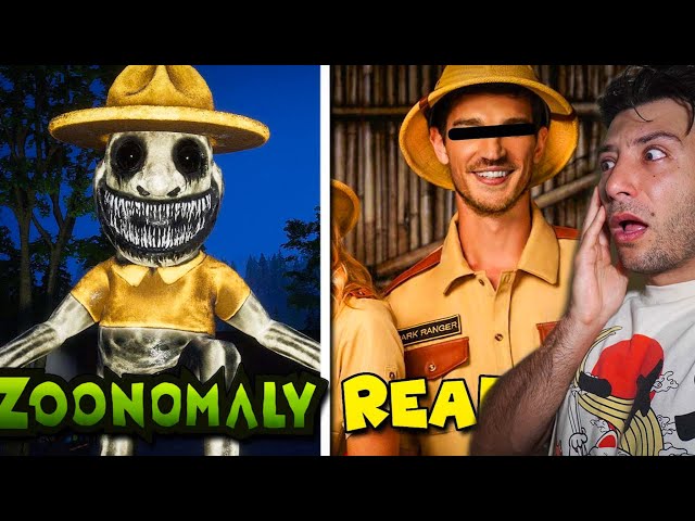 ZOONOMALY GAME VS REAL LIFE CHARACTERS COMPARISON (4K SHOWCASE)