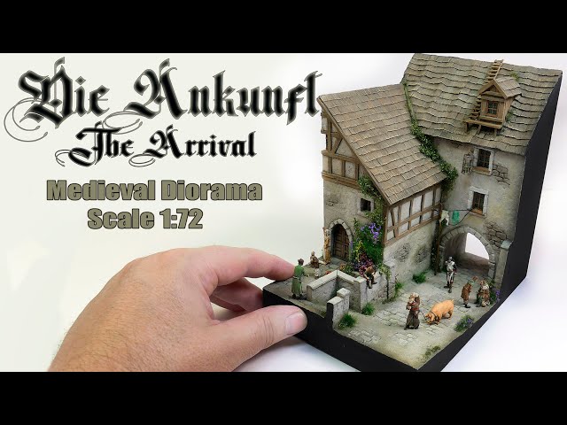 Die Ankunft | The Arrival | 1:72  Medieval Diorama