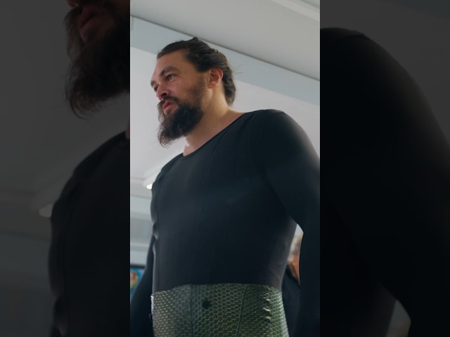 Waiting for him to drop the calf workout. #Aquaman and the Lost Kingdom. *previously recorded*