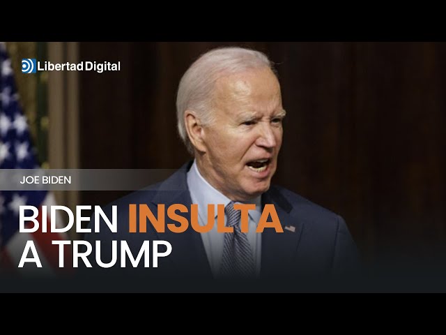 🇺🇸 ESTADOS UNIDOS | Biden, muy enfadado, insulta a Trump y le llama "perdedor"
