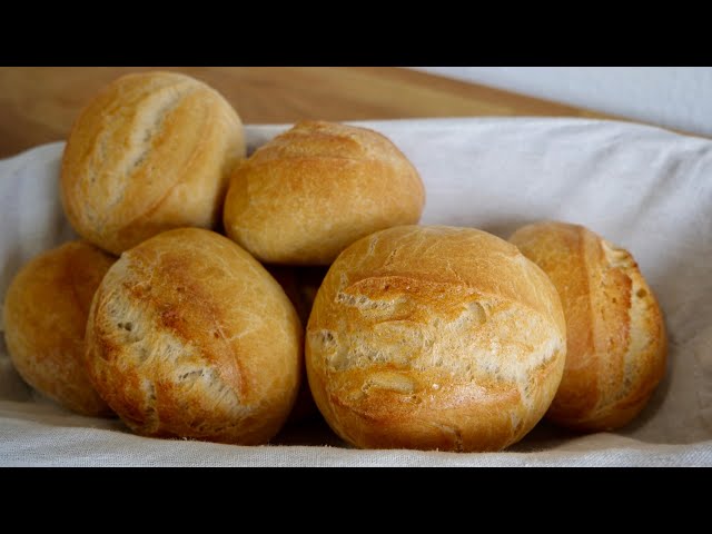 How to make homemade rolls 😋 without kneading / quick & easy / Sunday rolls