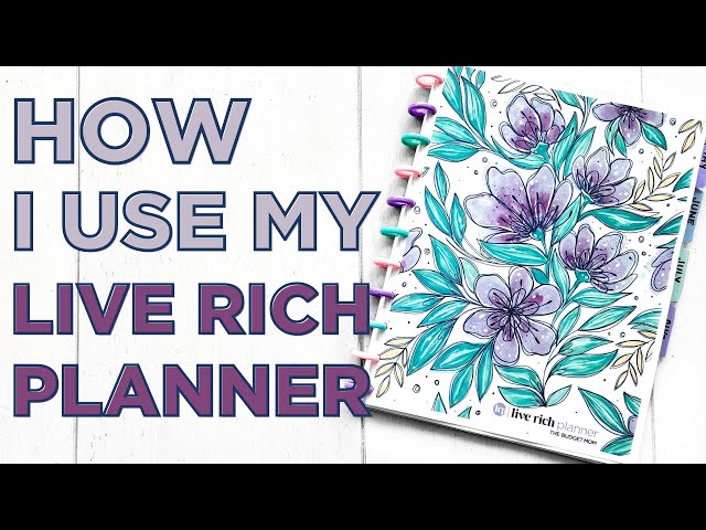 MY LIVE RICH PLANNER | WEEKLY PLANNER + ORGANIZATION