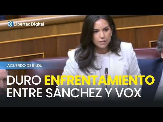 Duro enfrentamiento entre Sánchez y Vox por el acuerdo de Bildu en Pamplona