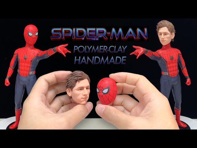 Spider-Man (Tom Holland) handmade from polymer clay, the full sculpturing process【Clay Artisan JAY】
