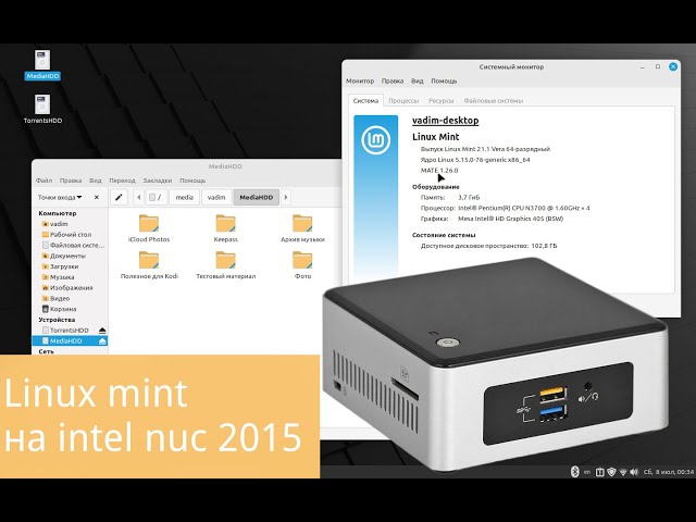 Linux mint 21 на pentium n3700 + 4 gb озу(intel nuc 2015) - для домашнего применения годен?