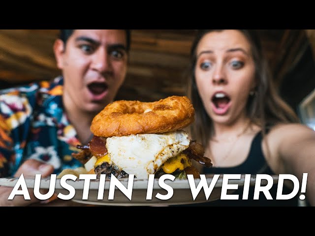 WEIRD things to do in AUSTIN, TX - Chicken poo bingo, donut burgers, and a creepy museum!