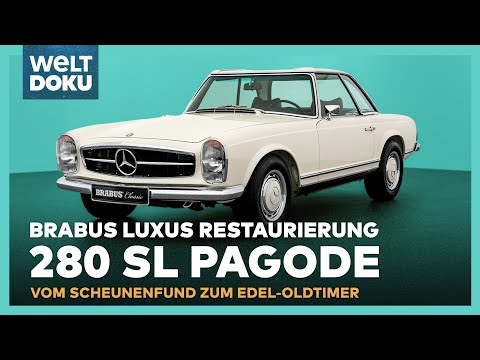 BRABUS Luxus Restaurierung: Mercedes 280 SL Pagode -  Vom Scheunenfund zum Edel-Oldtimer | WELT Doku