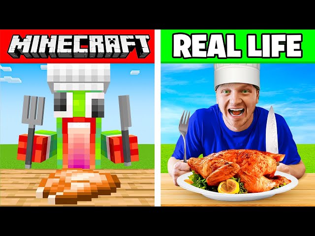 I Cooked Every Minecraft Food in Real Life