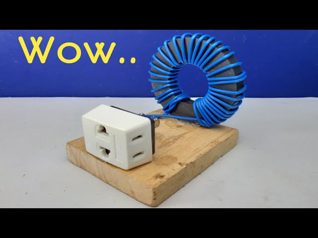 Make Free Energy Generator Self Running Using Magnet 100%