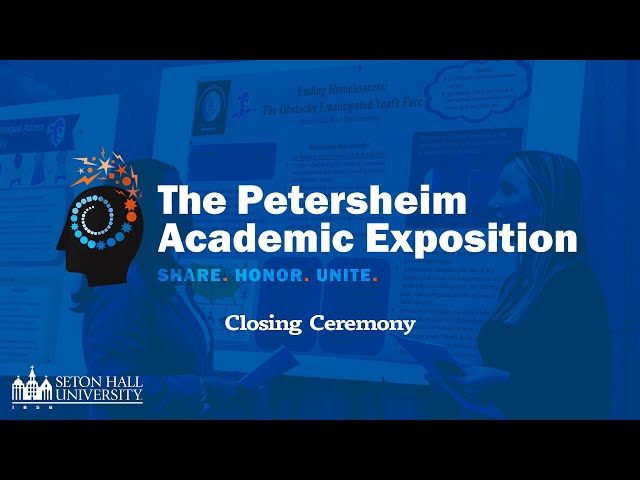 2024 Petersheim Academic Exposition Closing Celebration and Awards Ceremony