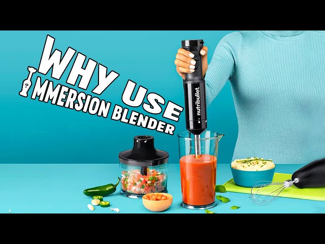 Why You Want an Immersion Blender | Different Stick Blender Uses!
