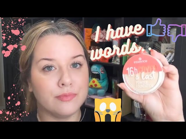 ESSENCE 16H COVER & LAST POWDER FOUNDATION  ||  WEAR TEST AND REVIEW